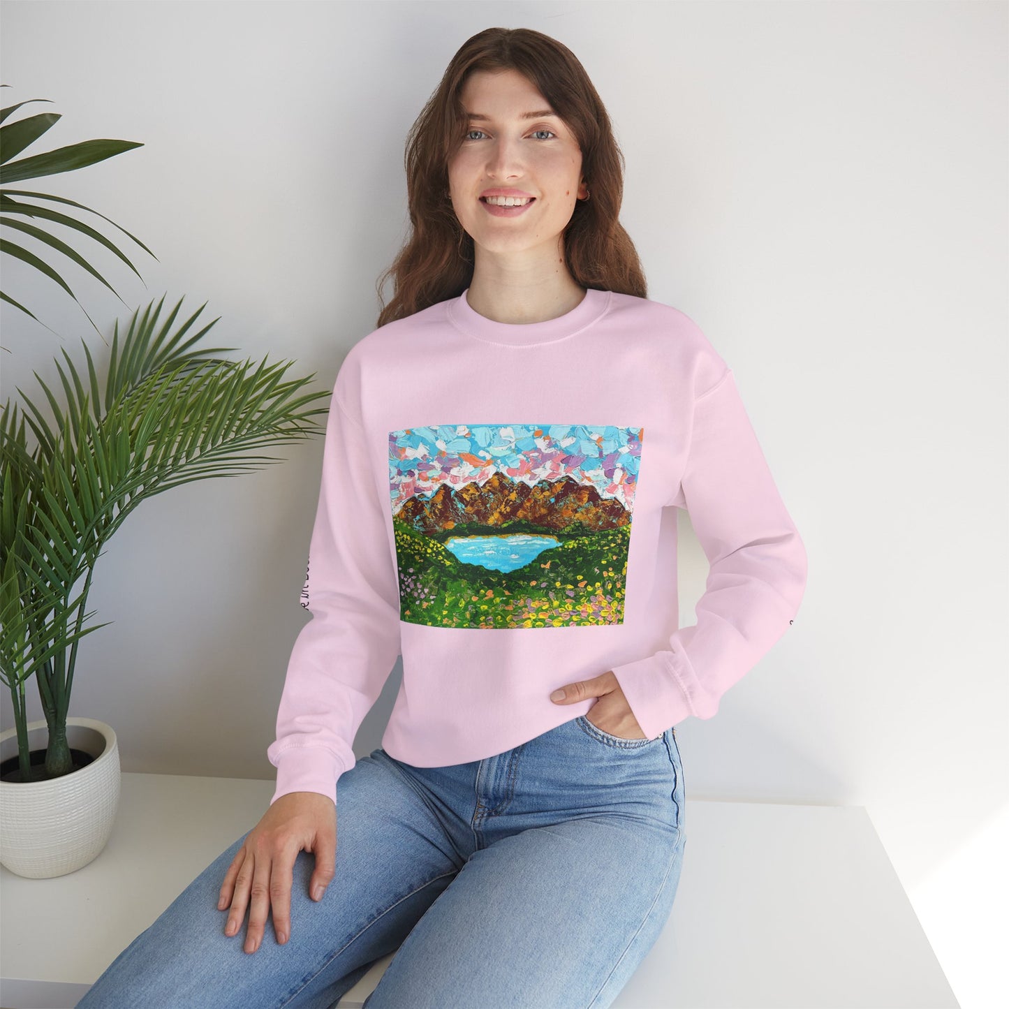 Faith Moves Mountains Sweatshirt — Inspirational Crewneck
