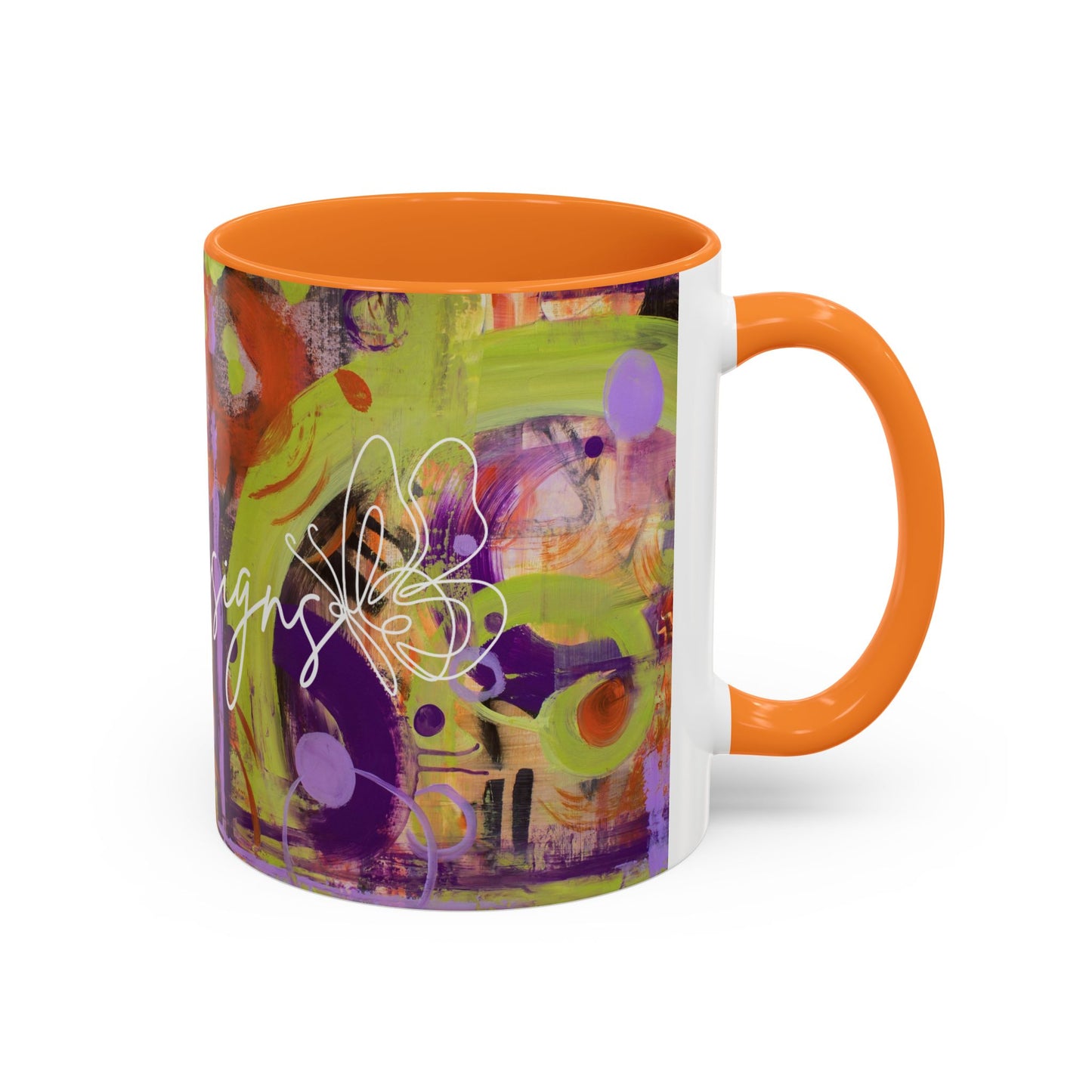Party Man - Abstract Colorful Art Mug (11oz or 15oz)