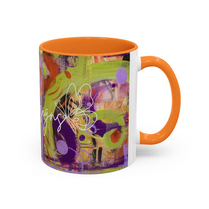 Party Man - Abstract Colorful Art Mug (11oz or 15oz)