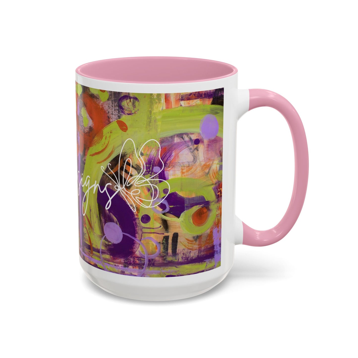 Party Man - Abstract Colorful Art Mug (11oz or 15oz)