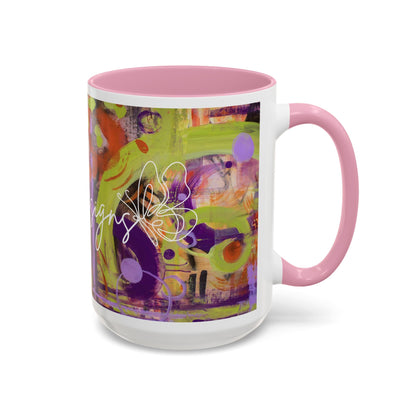 Party Man - Abstract Colorful Art Mug (11oz or 15oz)