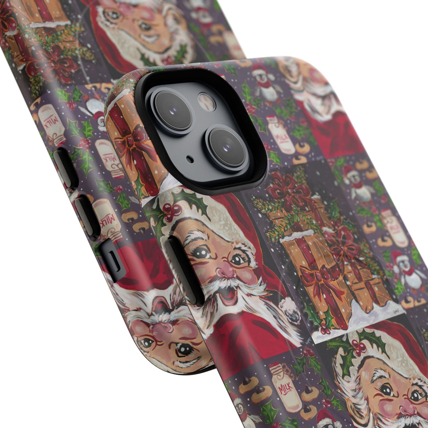 Vintage Christmas Phone Case — Tough Magnetic Holiday Phone Cover