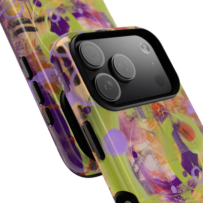 Party Man - Abstract Floral Phone Case — Tough Magnetic Protective Cover