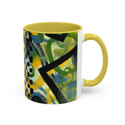 Colorful Mug - "Echos of Structure"