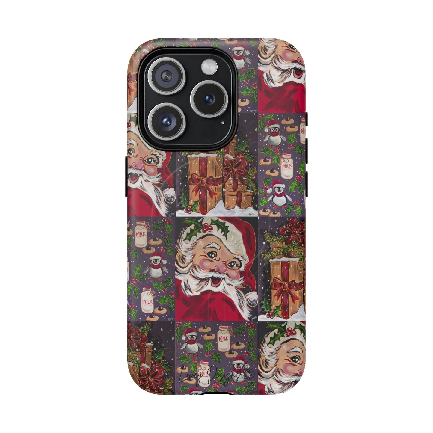 Vintage Christmas Phone Case — Tough Magnetic Holiday Phone Cover