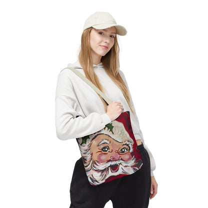 Vintage Santa Claus Holiday Tote Bag