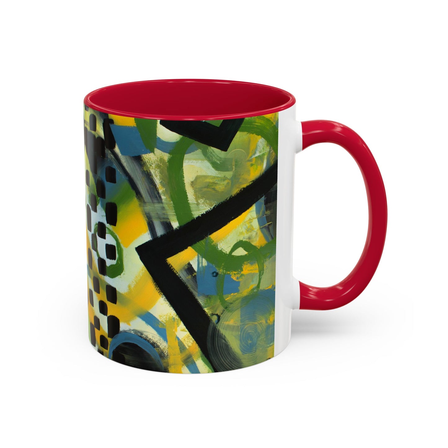 Colorful Mug - "Echos of Structure"
