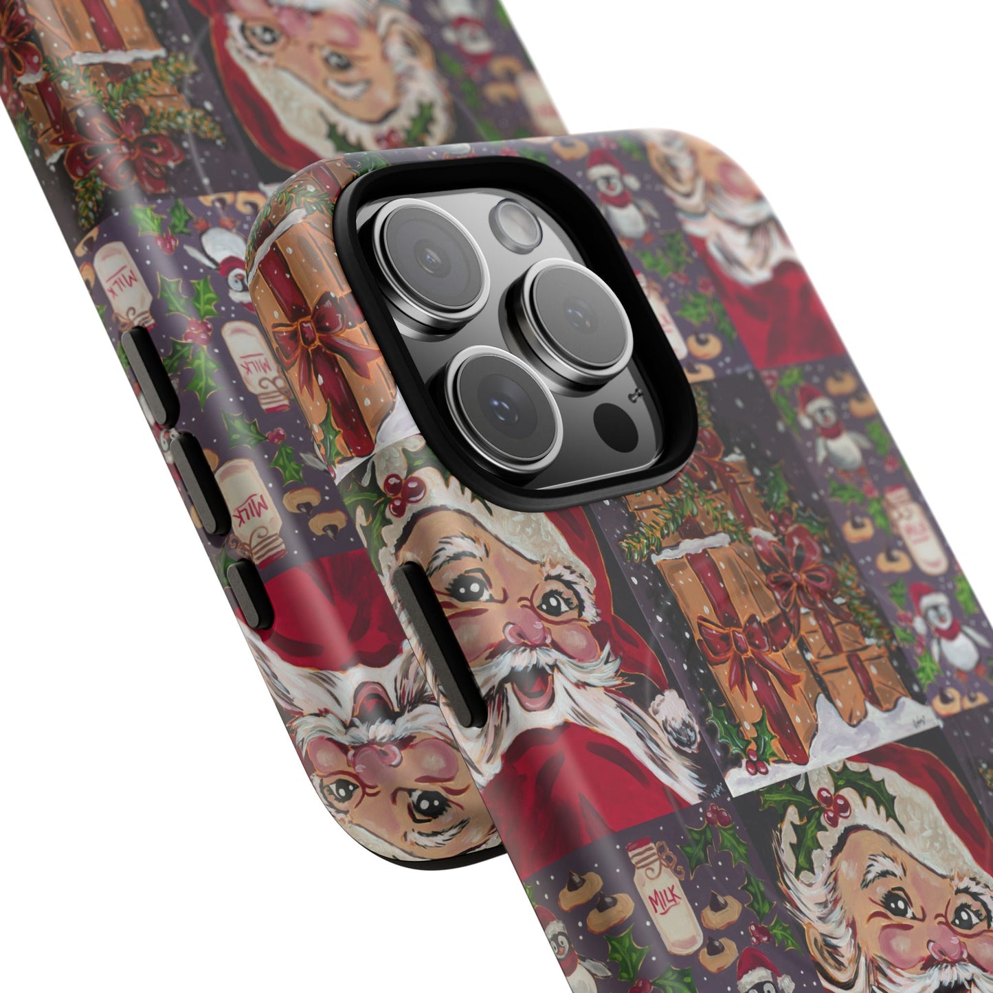 Vintage Christmas Phone Case — Tough Magnetic Holiday Phone Cover