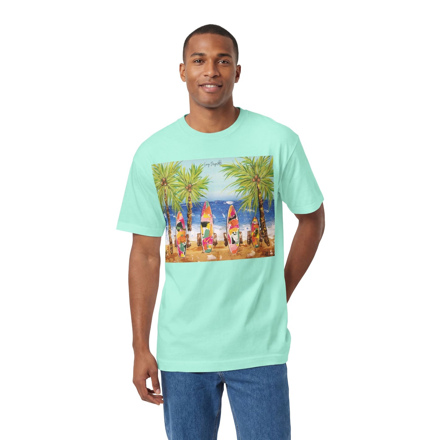 Surfs UP Coastal Graphic T-Shirt — Beach Vibes Tee