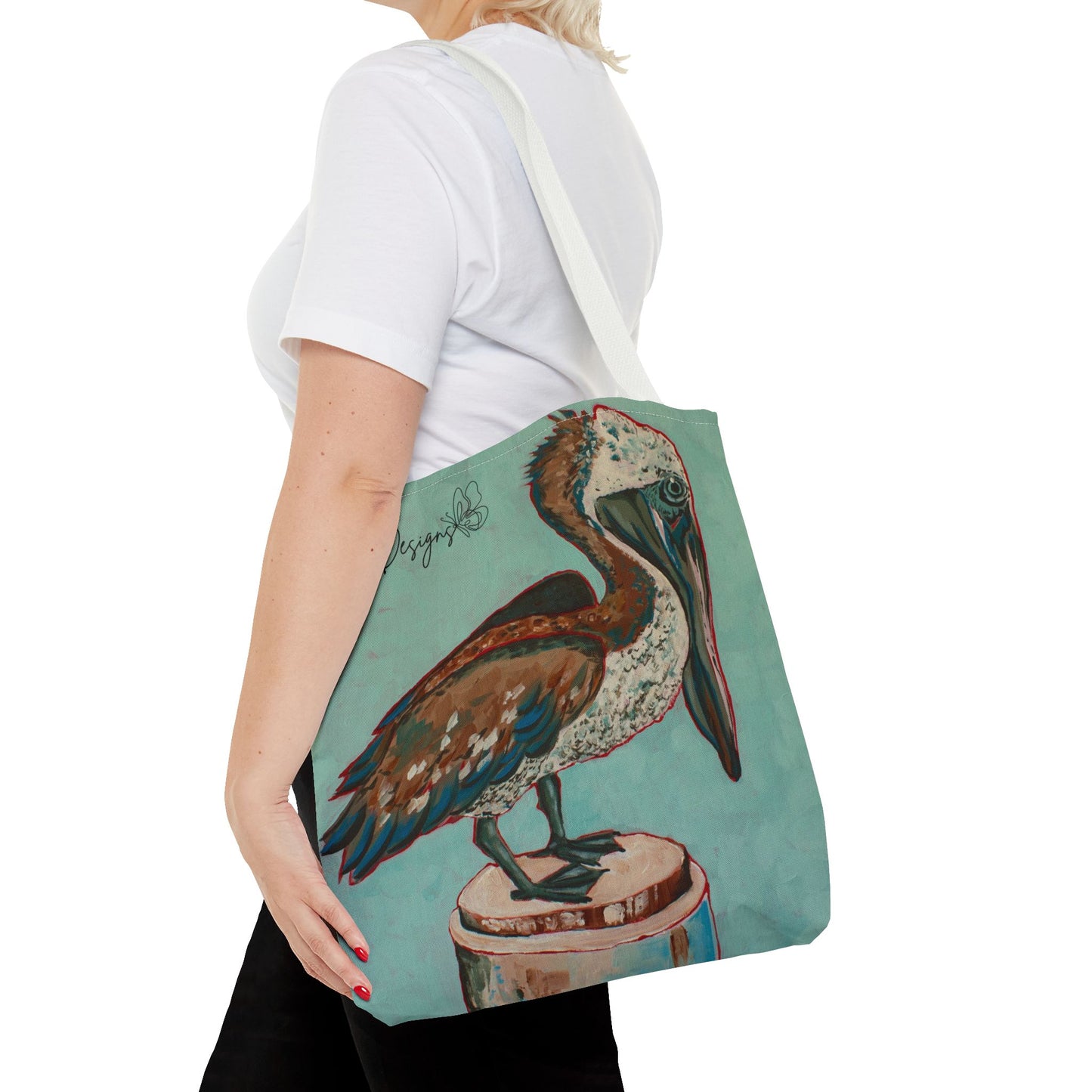 Beach Pelican Tote Bag – Vintage Coastal