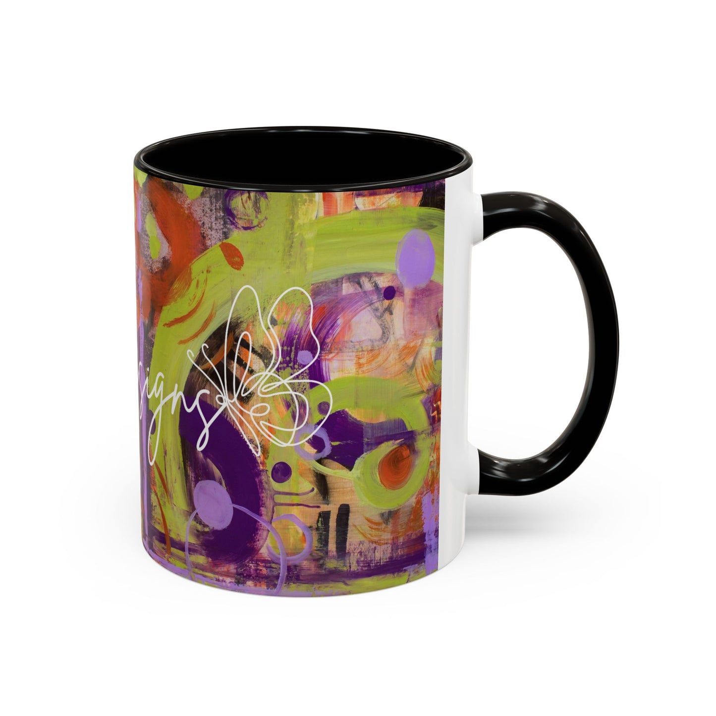 Party Man - Abstract Colorful Art Mug (11oz or 15oz)