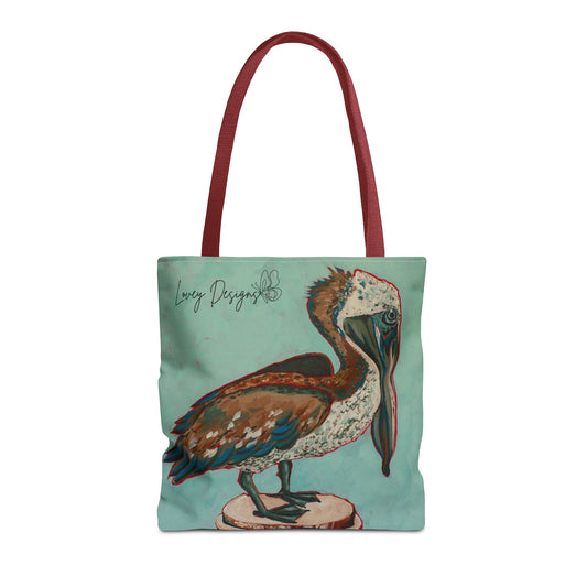 Beach Pelican Tote Bag – Vintage Coastal