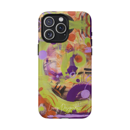 Party Man - Abstract Floral Phone Case — Tough Magnetic Protective Cover