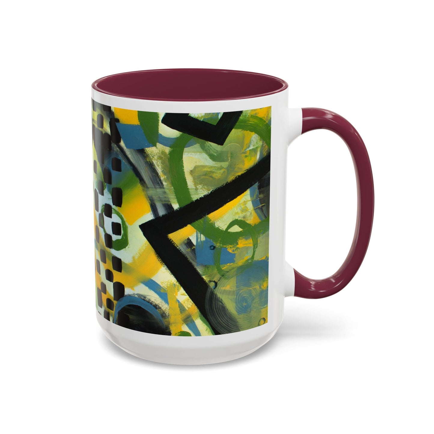 Colorful Mug - "Echos of Structure"