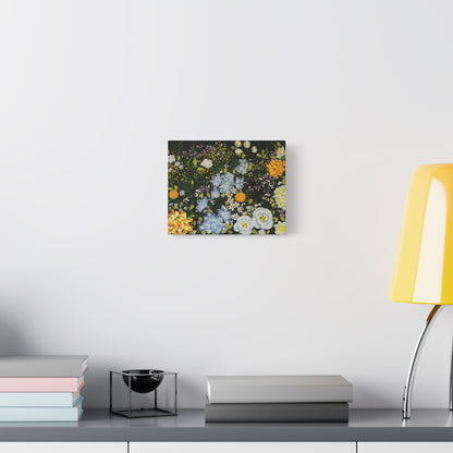 Enchanted -Floral Night Garden Matte Canvas