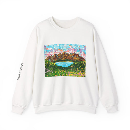 Mark 11:23-24 Mountain Lullaby Sweatshirt