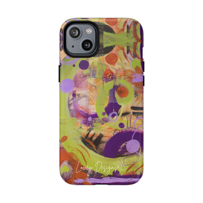 Party Man - Abstract Floral Phone Case — Tough Magnetic Protective Cover