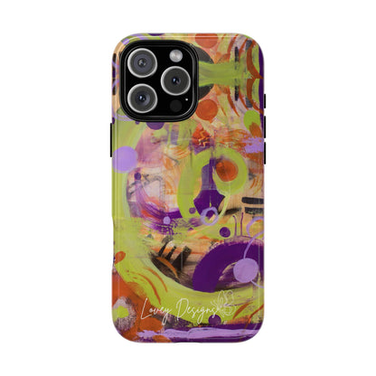 Party Man - Abstract Floral Phone Case — Tough Magnetic Protective Cover