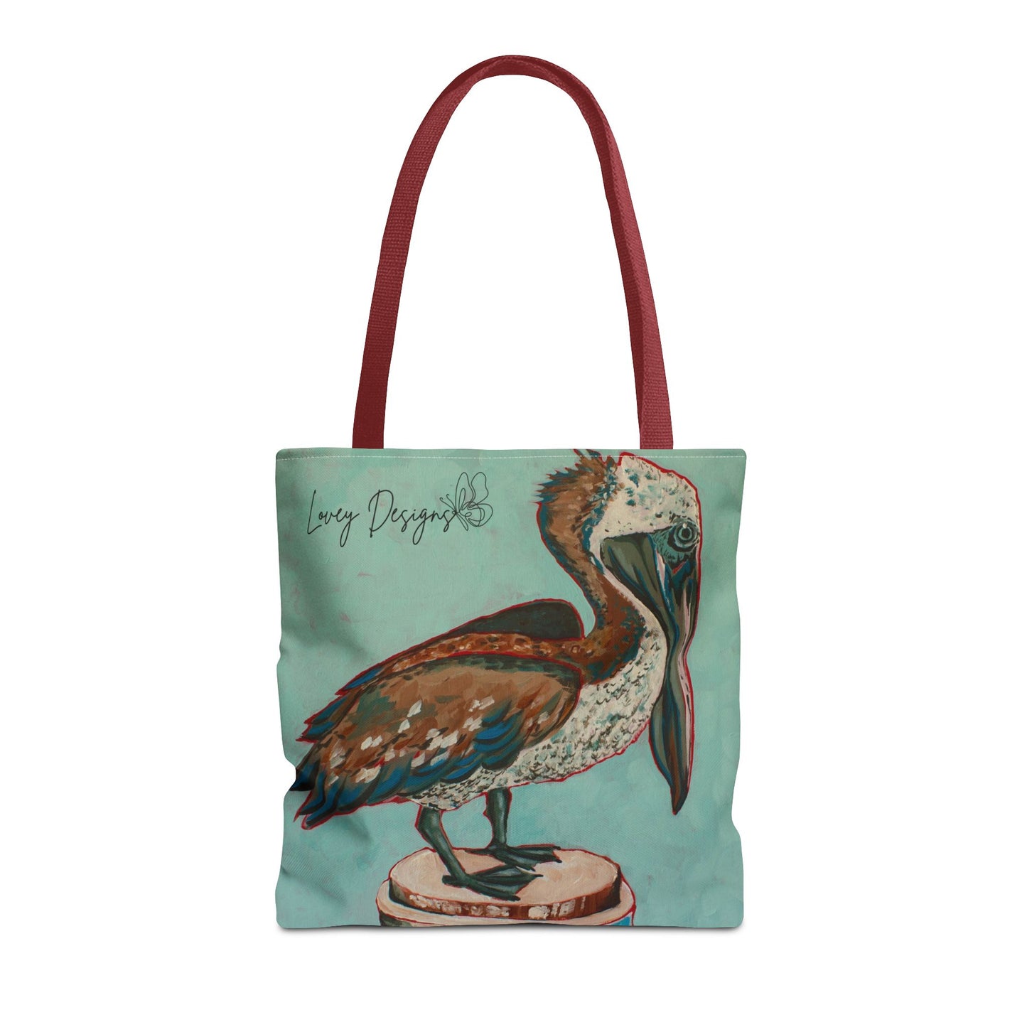 Beach Pelican Tote Bag – Vintage Coastal