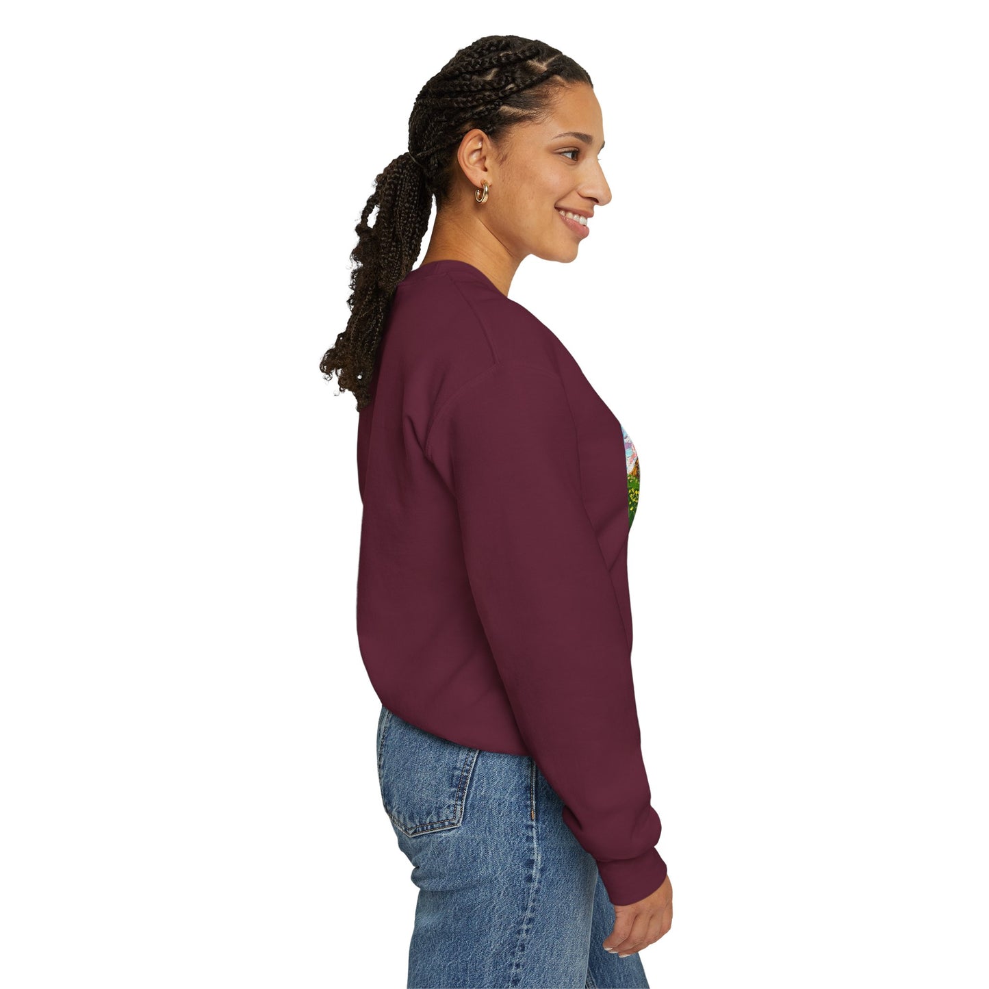 Faith Moves Mountains Sweatshirt — Inspirational Crewneck