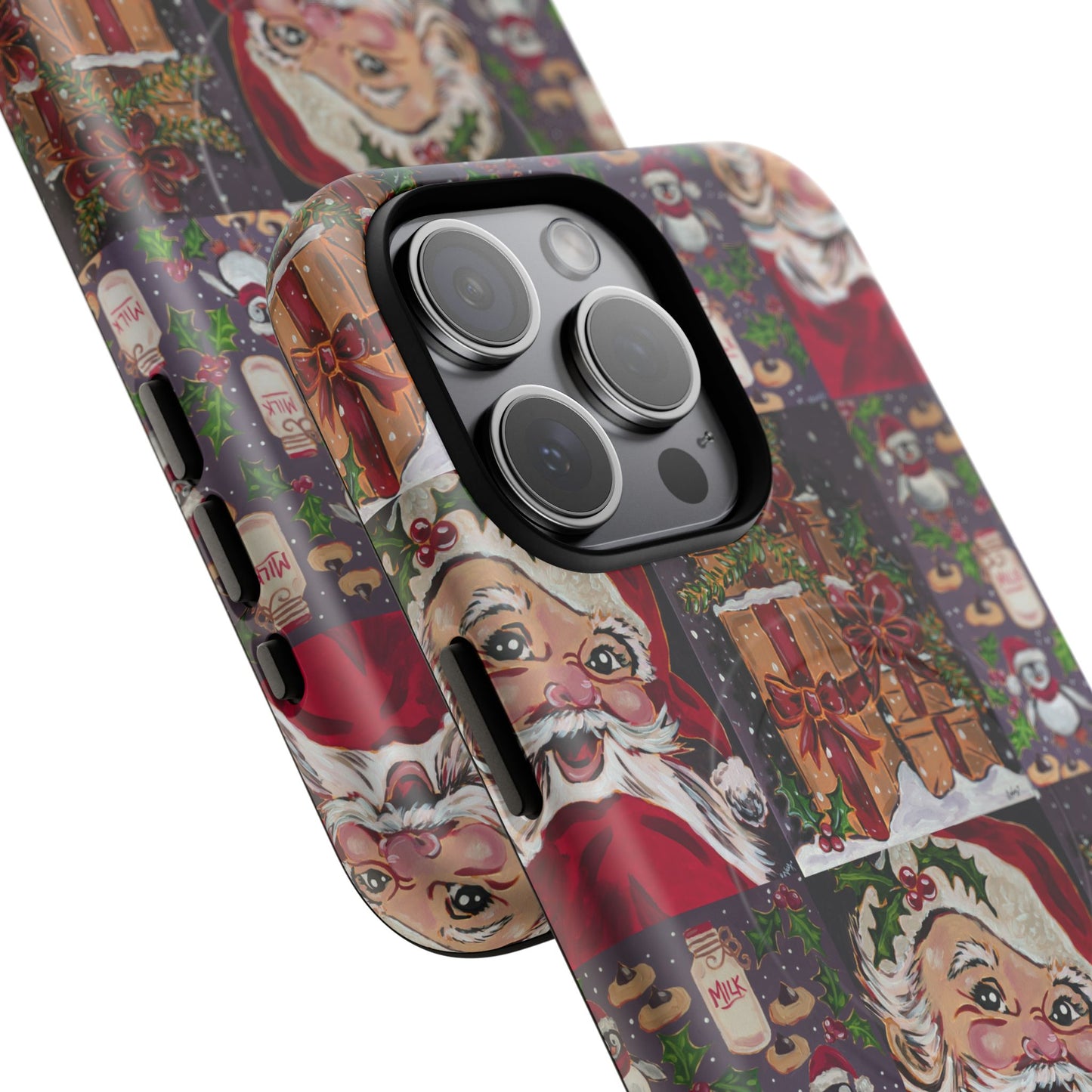 Vintage Christmas Phone Case — Tough Magnetic Holiday Phone Cover