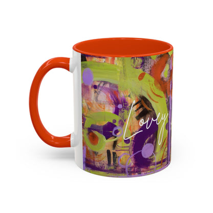 Party Man - Abstract Colorful Art Mug (11oz or 15oz)