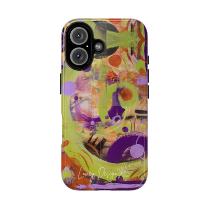 Party Man - Abstract Floral Phone Case — Tough Magnetic Protective Cover