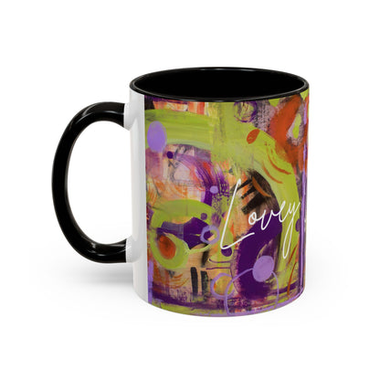 Party Man - Abstract Colorful Art Mug (11oz or 15oz)