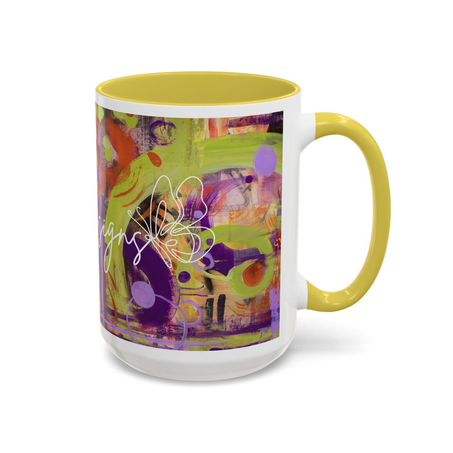 Party Man - Abstract Colorful Art Mug (11oz or 15oz)