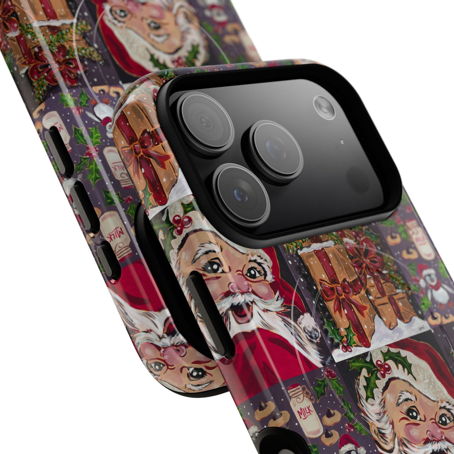 Vintage Christmas Phone Case — Tough Magnetic Holiday Phone Cover