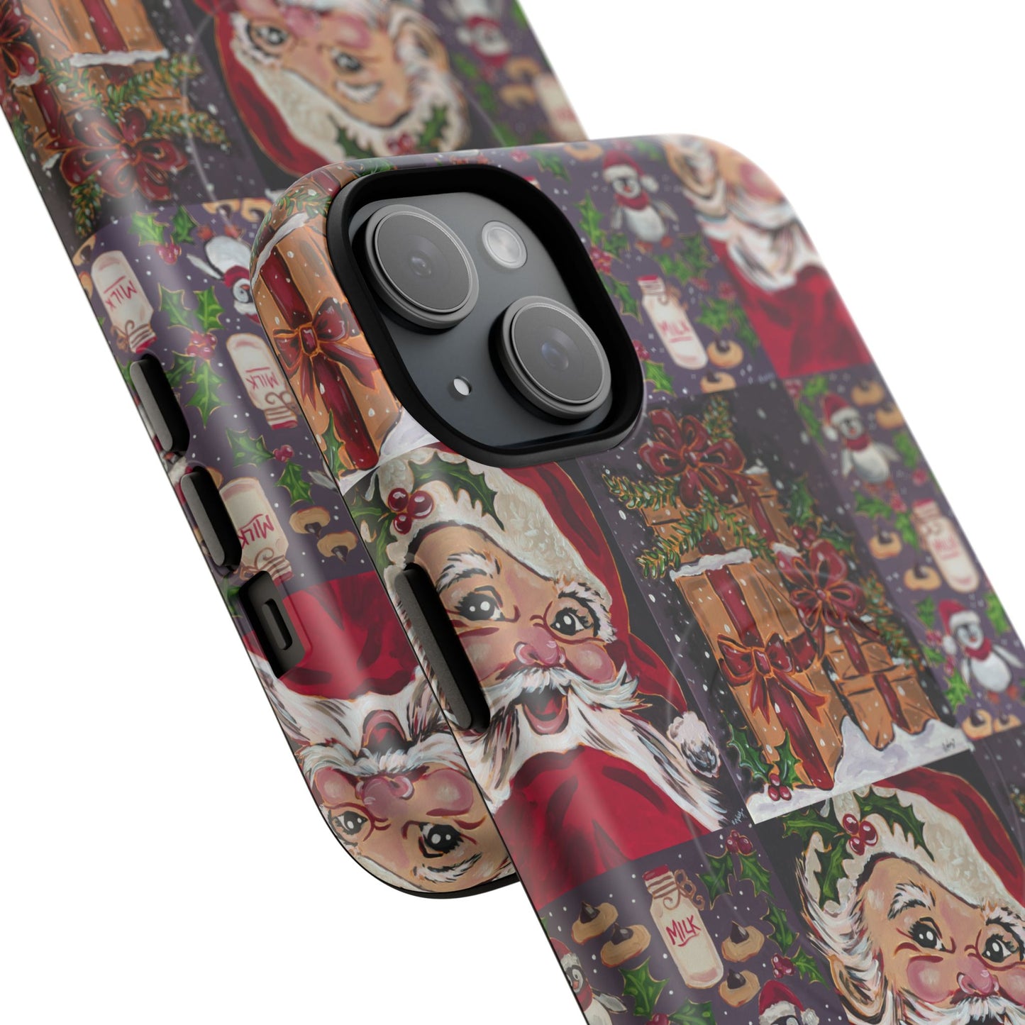 Vintage Christmas Phone Case — Tough Magnetic Holiday Phone Cover