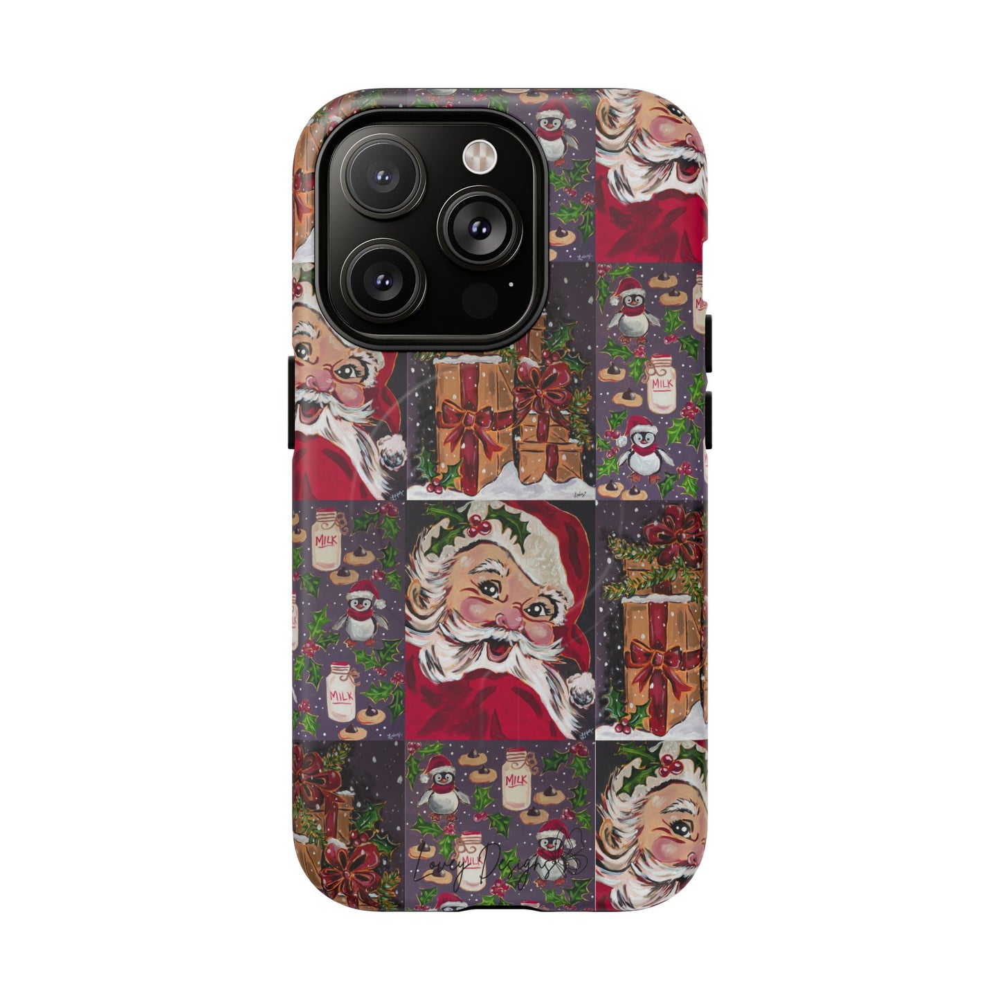 Vintage Christmas Phone Case — Tough Magnetic Holiday Phone Cover