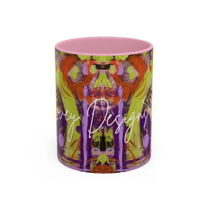 Party Man - Abstract Colorful Art Mug (11oz or 15oz)
