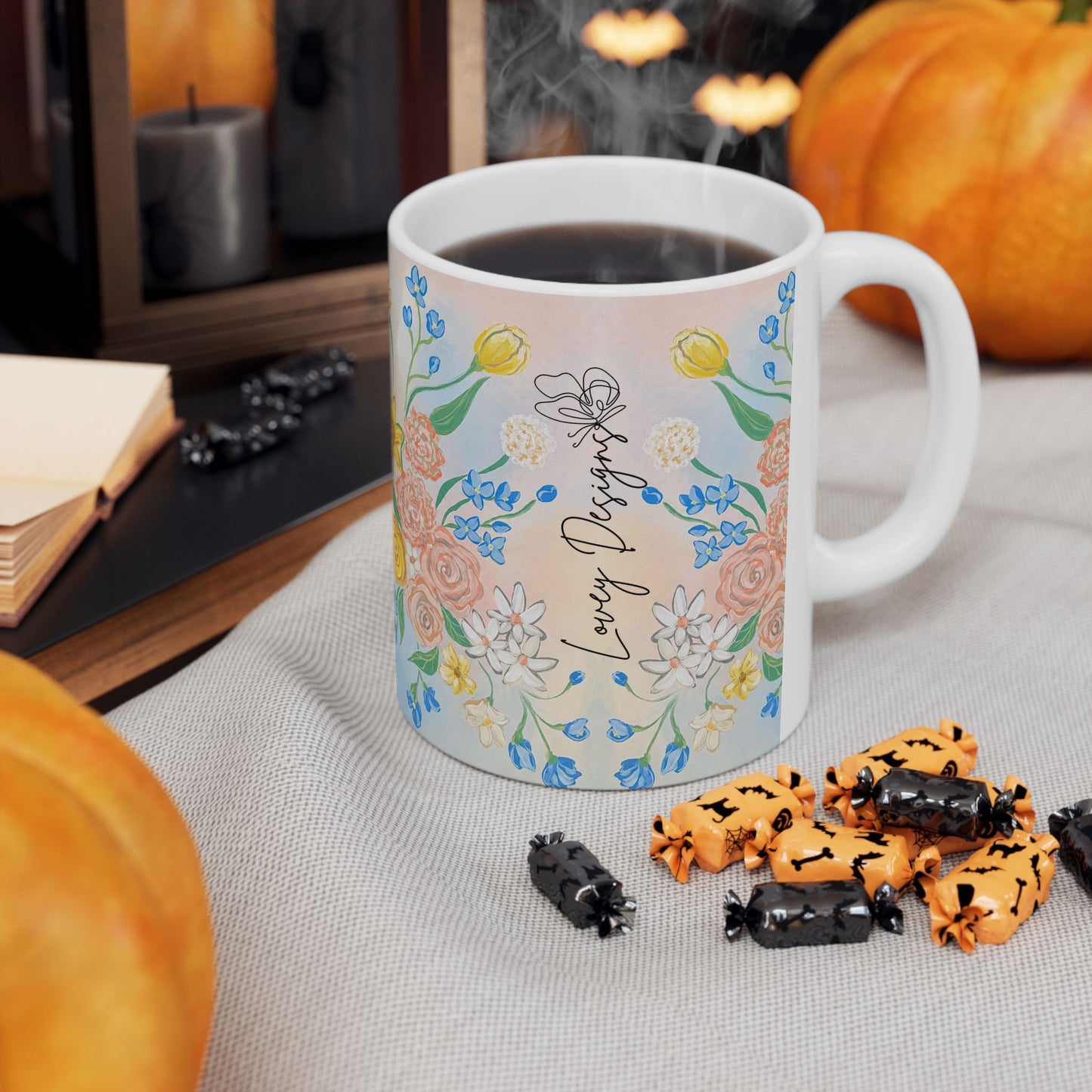 Bloom Where You Are Planted Ceramic Mug — Spring Floral Coffee Cup (11oz/15oz)