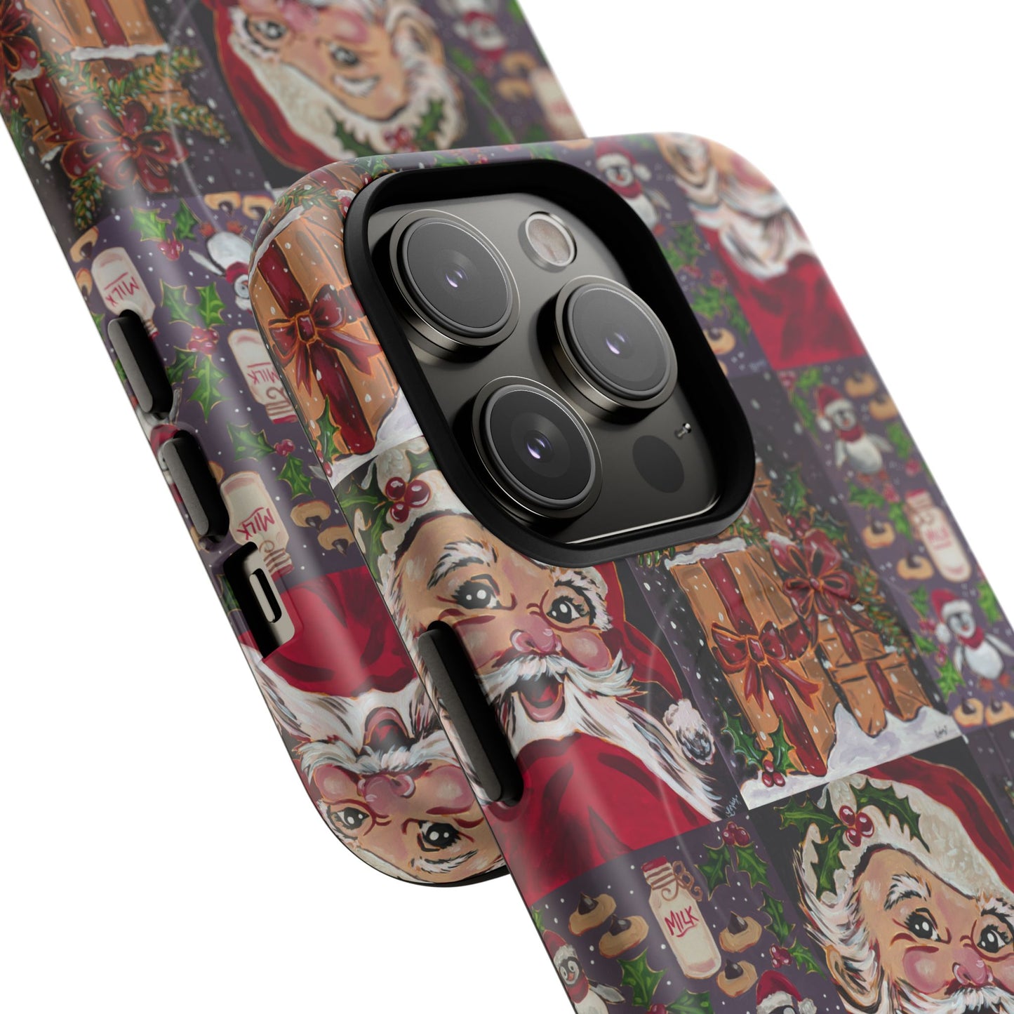 Vintage Christmas Phone Case — Tough Magnetic Holiday Phone Cover