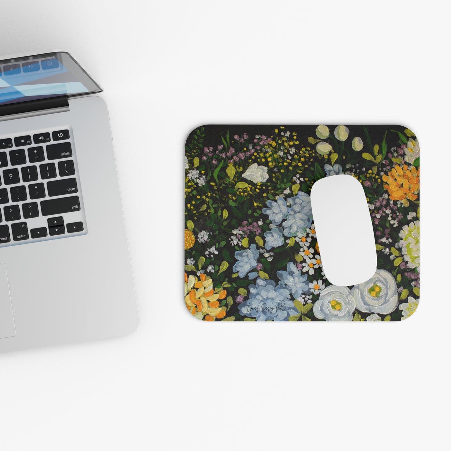 Floral Mouse Pad - Midnight Garden