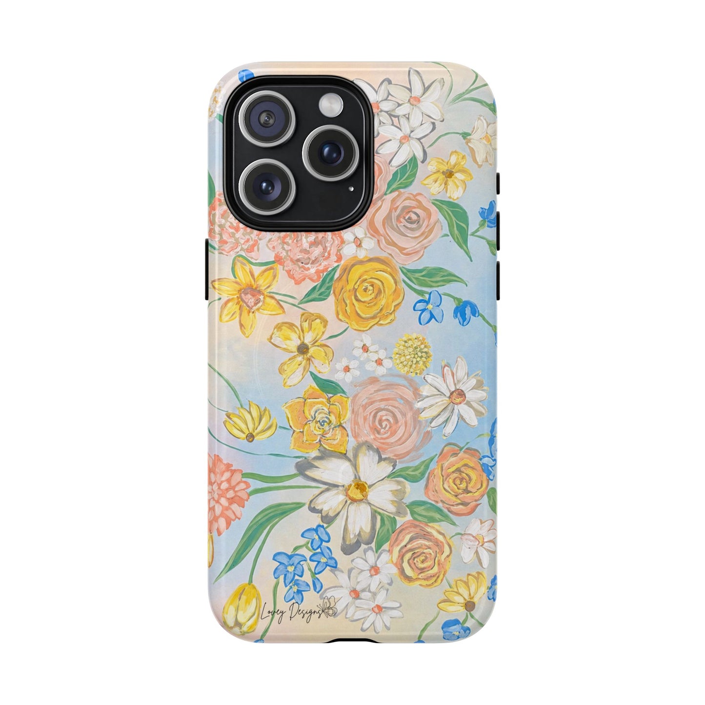 Bloom Where You Are Planted Floral Magnetic Phone Case - iPhone 14 & 15 Versions