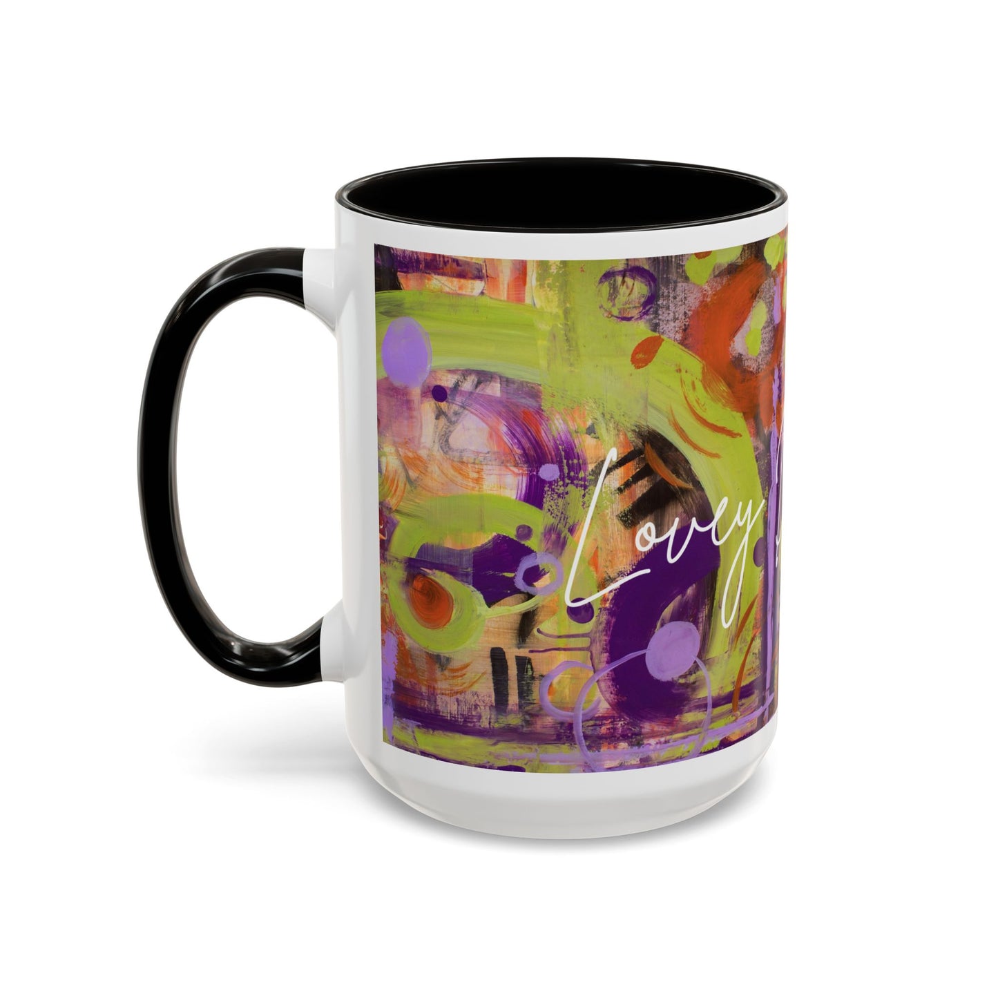 Party Man - Abstract Colorful Art Mug (11oz or 15oz)