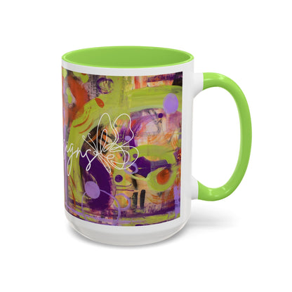 Party Man - Abstract Colorful Art Mug (11oz or 15oz)