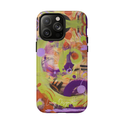 Party Man - Abstract Floral Phone Case — Tough Magnetic Protective Cover