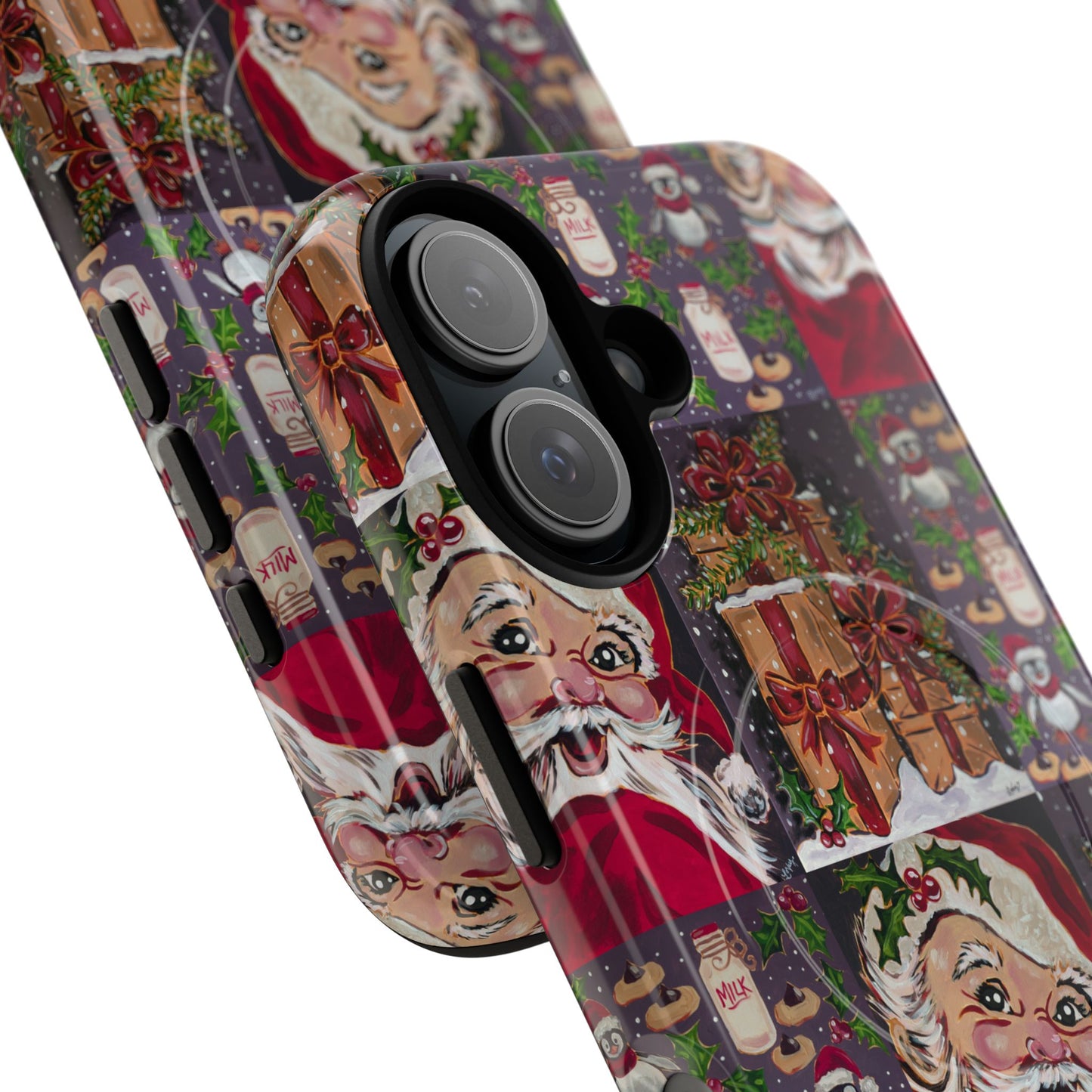 Vintage Christmas Phone Case — Tough Magnetic Holiday Phone Cover