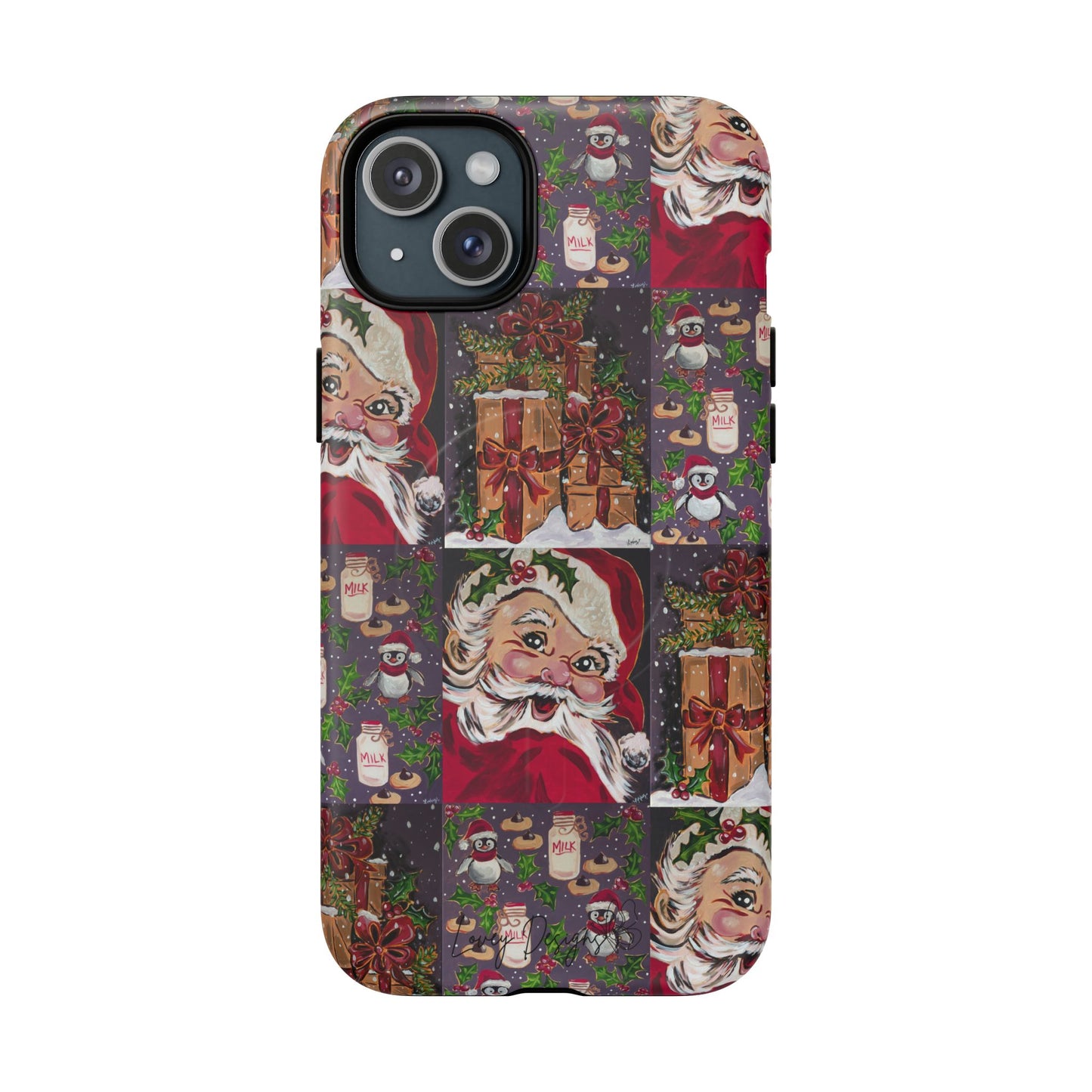 Vintage Christmas Phone Case — Tough Magnetic Holiday Phone Cover