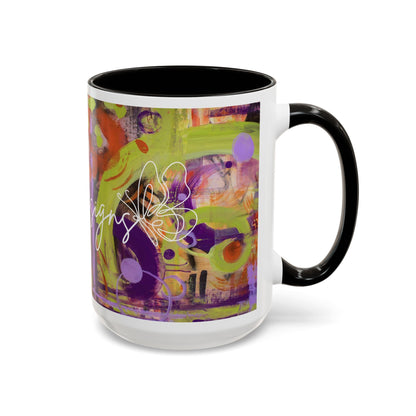Party Man - Abstract Colorful Art Mug (11oz or 15oz)