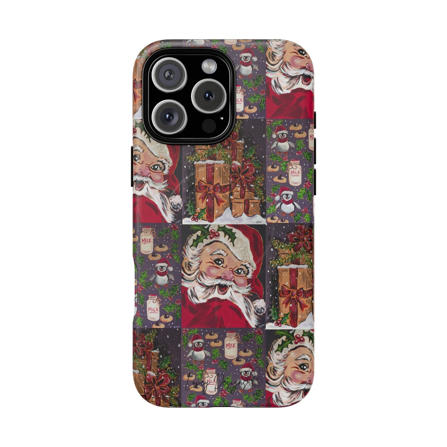 Vintage Christmas Phone Case — Tough Magnetic Holiday Phone Cover