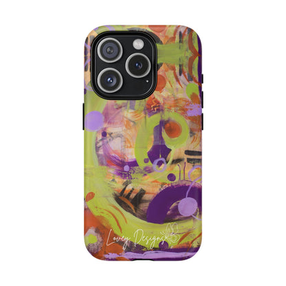 Party Man - Abstract Floral Phone Case — Tough Magnetic Protective Cover