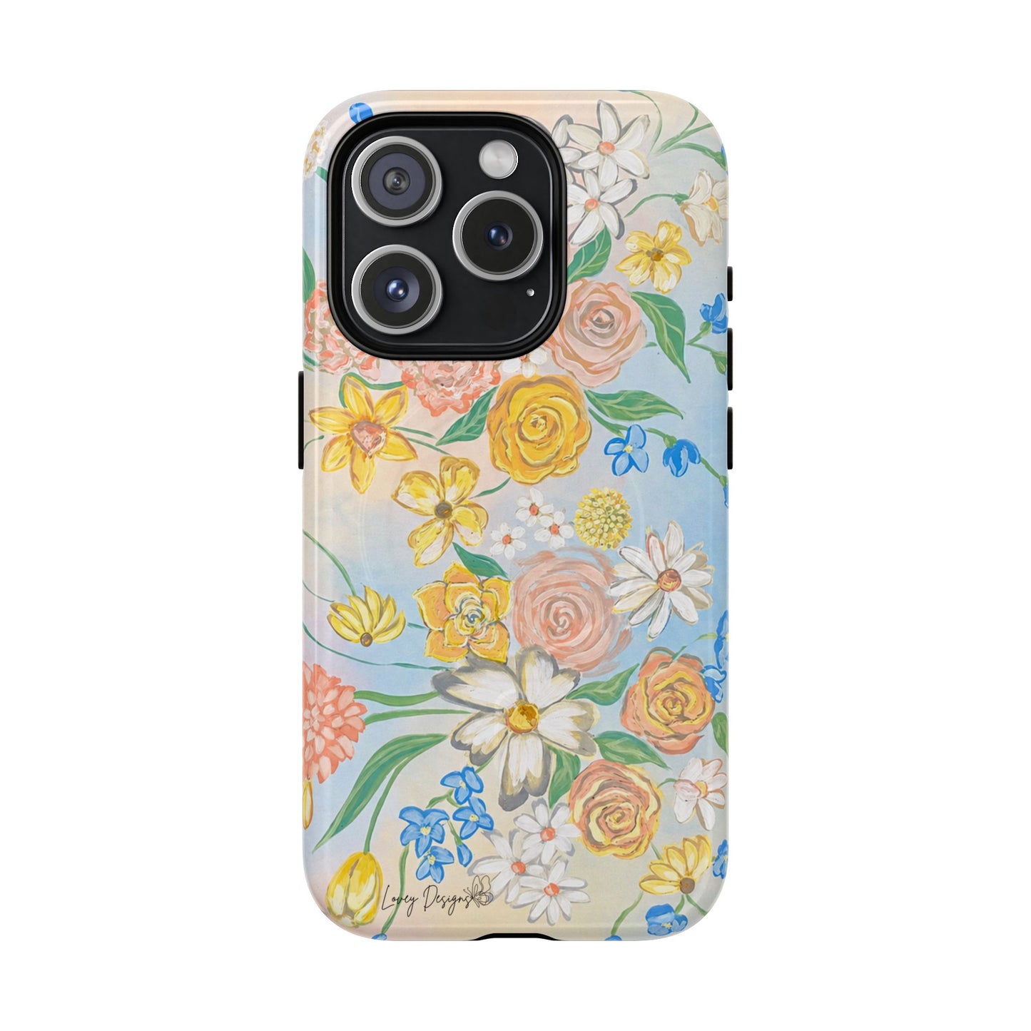 Bloom Where You Are Planted Floral Magnetic Phone Case - iPhone 14 & 15 Versions