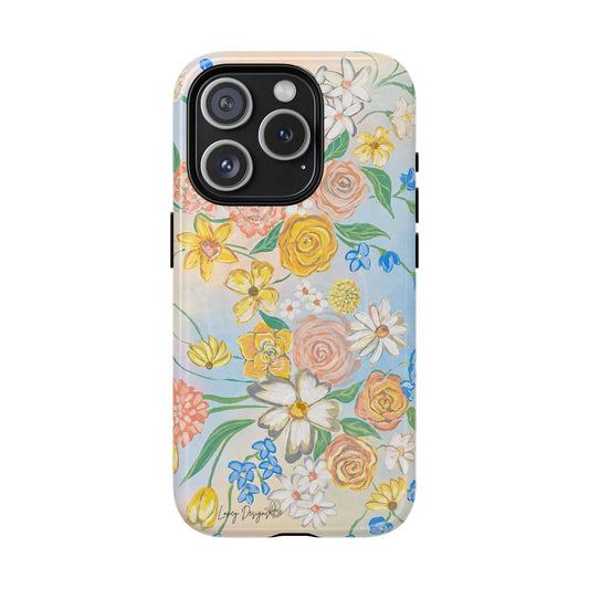 Bloom Where You Are Planted Floral Magnetic Phone Case - iPhone 14 & 15 Versions