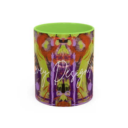 Party Man - Abstract Colorful Art Mug (11oz or 15oz)