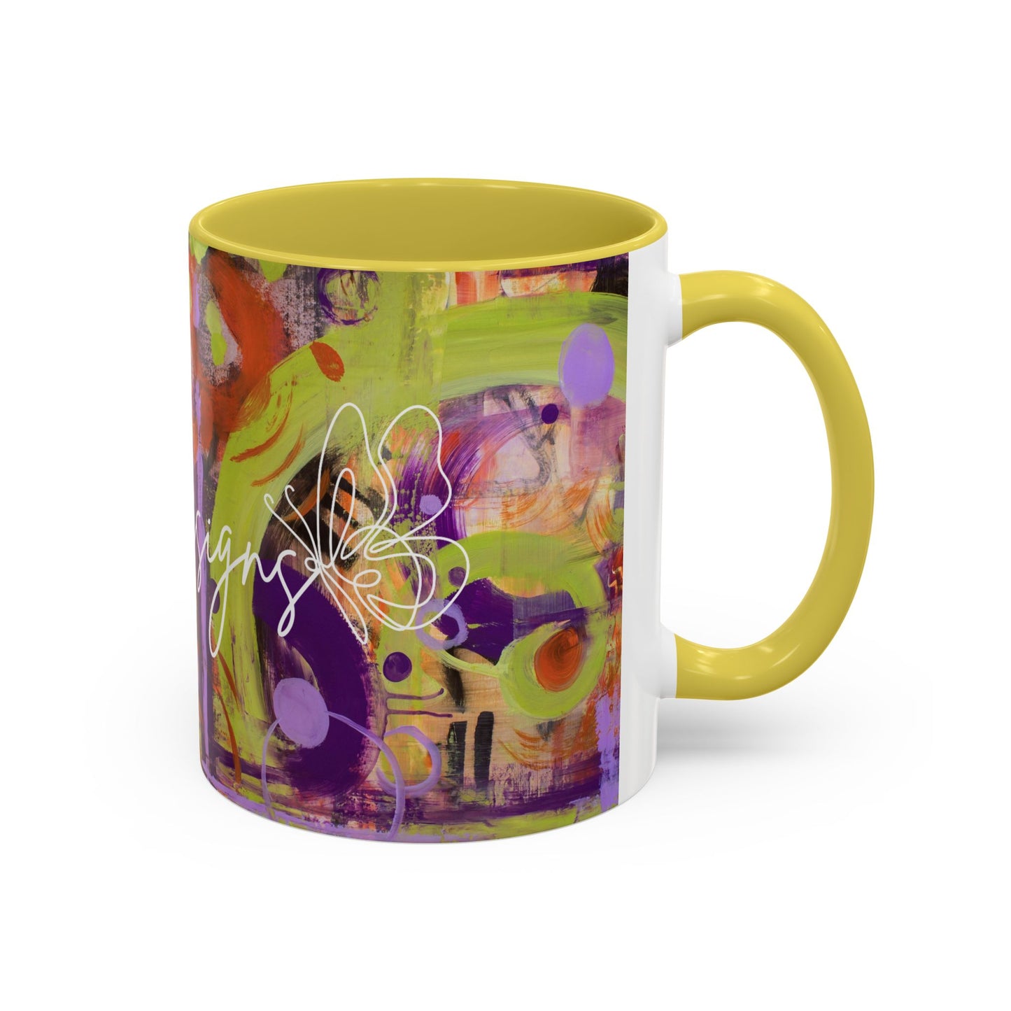 Party Man - Abstract Colorful Art Mug (11oz or 15oz)