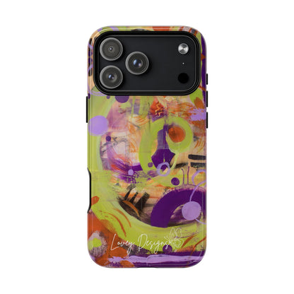 Party Man - Abstract Floral Phone Case — Tough Magnetic Protective Cover